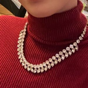 Eisenberg Crystal-Clear Necklace - adjustable - sparkly nice in social distance